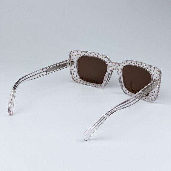 Celine CL4213IS 27E ANIMATION XMAS BRAND NEW Sunglasses Crystal Rectangle Women - Picture 5 of 10